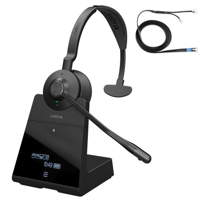 Jabra Engage 75 SE Wireless Headset with 14201-10 EHS Cable (Desk Phone + PC + Smartphone)