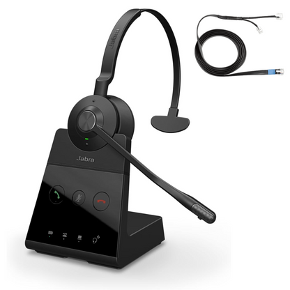 Jabra Engage 65 SE Wireless Headset with 14201-10 EHS Cable (Deskphone + PC)