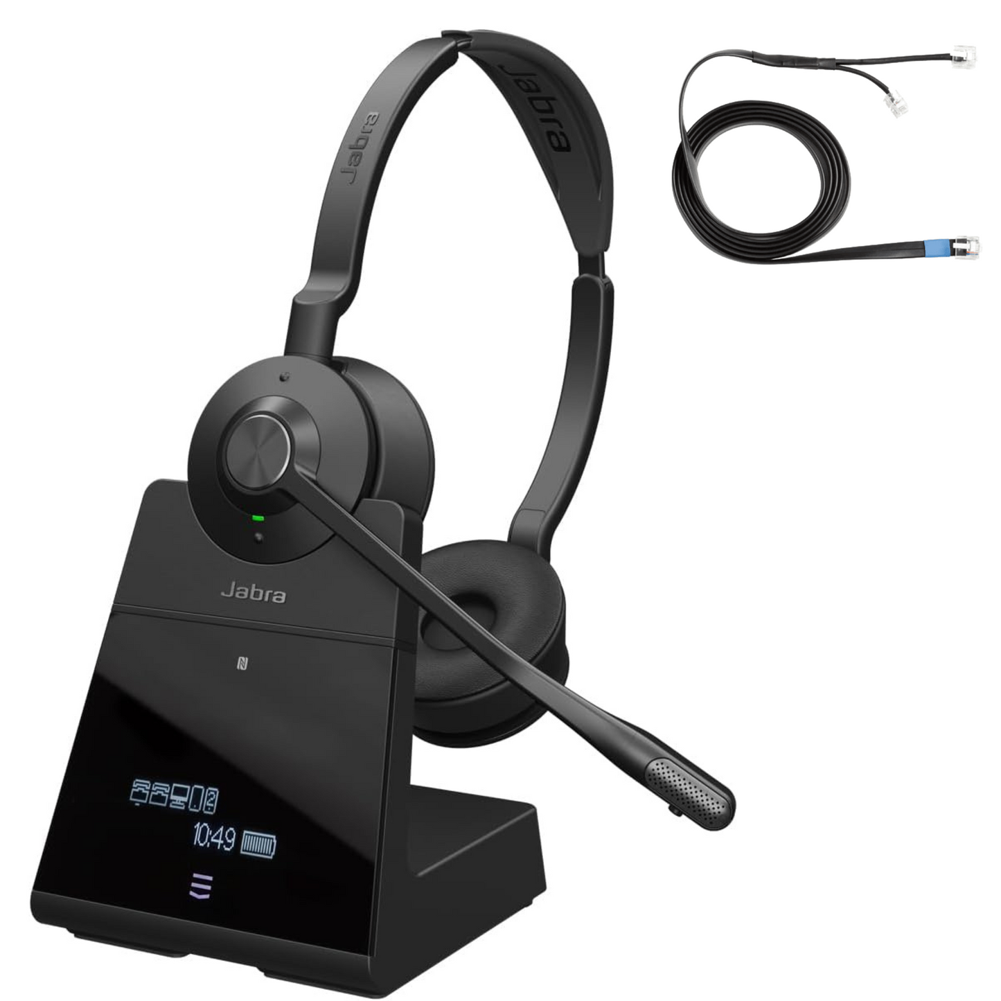 Jabra Engage 75 SE Wireless Headset with 14201-10 EHS Cable (Desk Phone + PC + Smartphone)