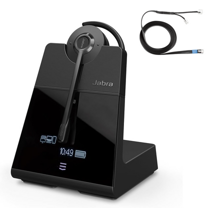 Jabra Engage 75 SE Wireless Headset with 14201-10 EHS Cable (Desk Phone + PC + Smartphone)
