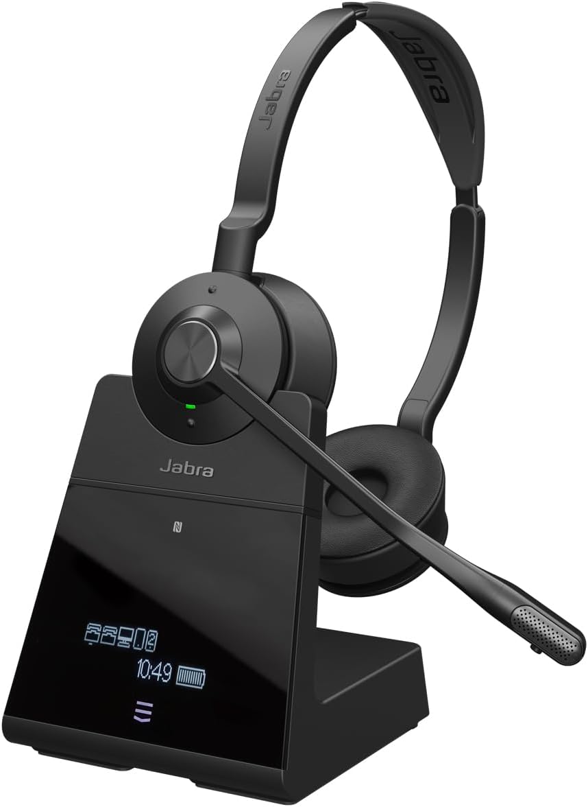 Jabra Engage 75 SE Wireless Headset with 14201-10 EHS Cable (Desk Phone + PC + Smartphone)