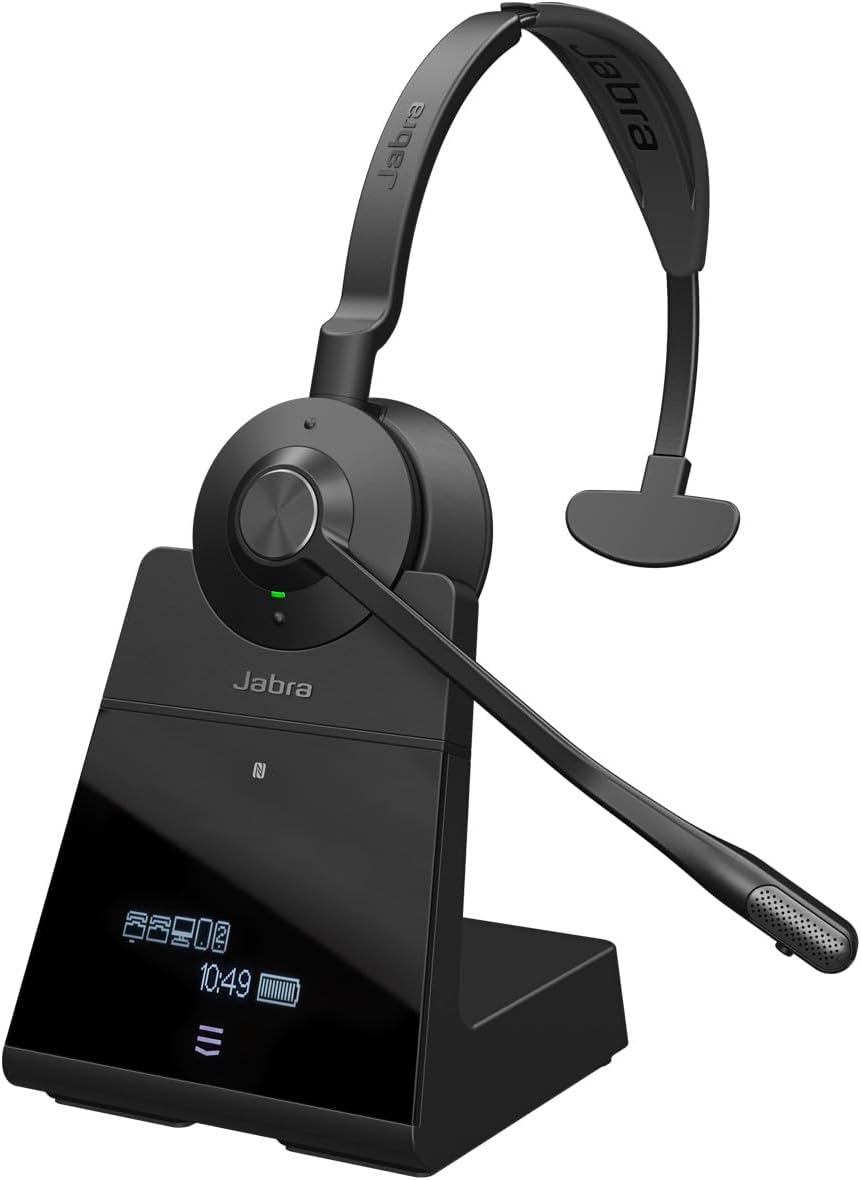 Jabra Engage 75 SE Wireless Headset with 14201-10 EHS Cable (Desk Phone + PC + Smartphone)