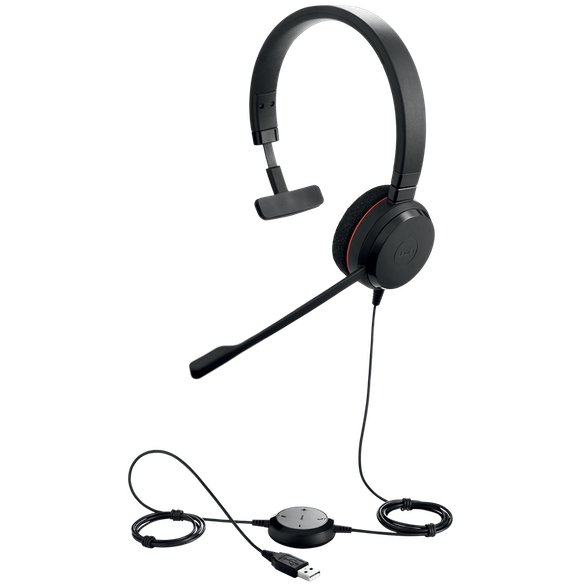 Jabra Evolve 20 Mono USB Wired Headset